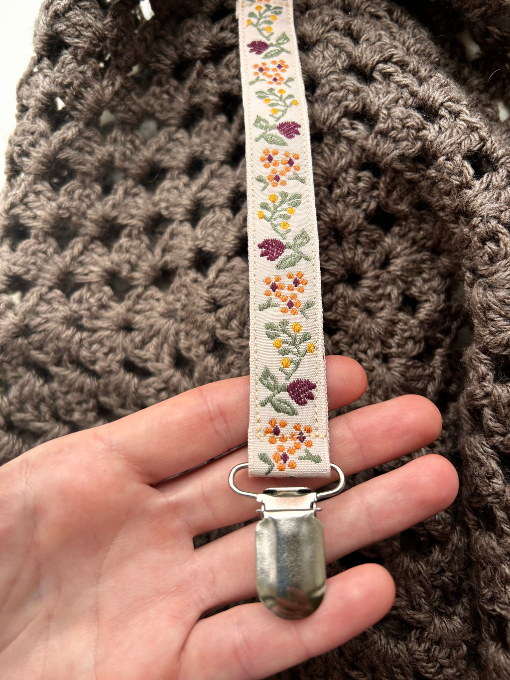 Autumn Bloom - Pacifier Clip