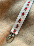 Crimson breeze - pacifier clip